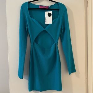 Luxury Sexy Knit Mini Bodycon Dress